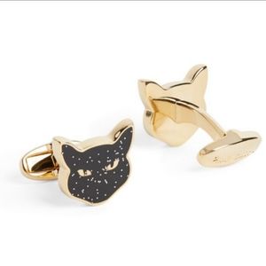 Paul Smith cat face cufflinks